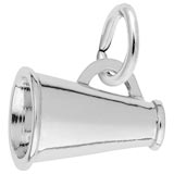 14K White Gold Megaphone Charm by Rembrandt Charms