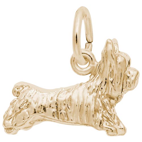 14k Gold Terrier Dog Charm by Rembrandt Charms
