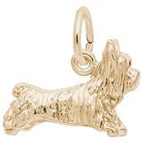 Gold Plated Terrier Dog Charm by Rembrandt Charms