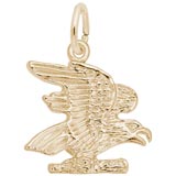 14k Gold American Bald Eagle Charm by Rembrandt Charms