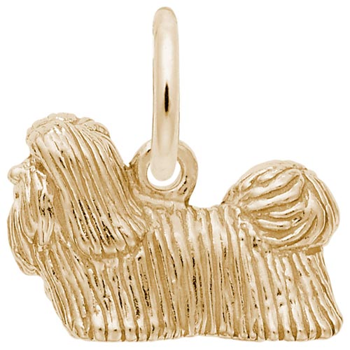 14k Gold Shih Tzu Dog Charm by Rembrandt Charms 14k Gold Shih Tzu Dog Charm by Rembrandt Charms
