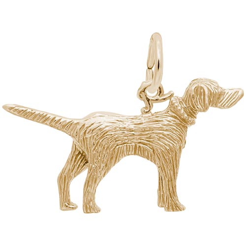 14K Gold Setter Charm by Rembrandt Charms 14K Gold Setter Charm by Rembrandt Charms