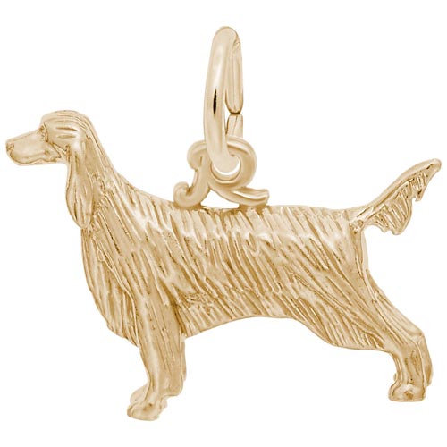 14K Gold Irish Setter Charm by Rembrandt Charms 14K Gold Irish Setter Charm by Rembrandt Charms
