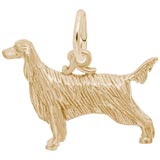 Gold Plate Irish Setter Charm by Rembrandt Charms