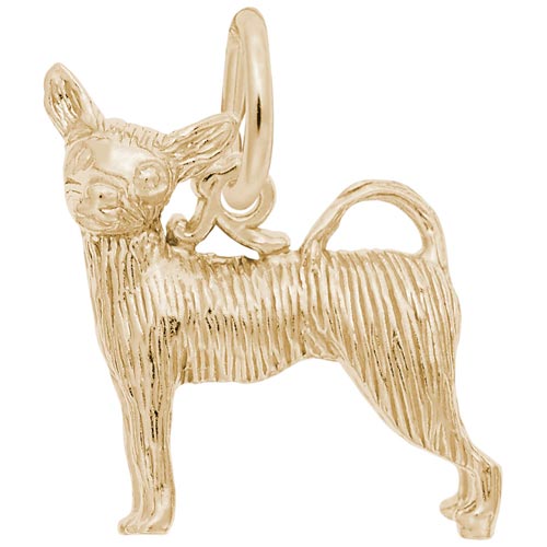 14K Gold Chihuahua Dog Charm by Rembrandt Charms 14K Gold Chihuahua Dog Charm by Rembrandt Charms