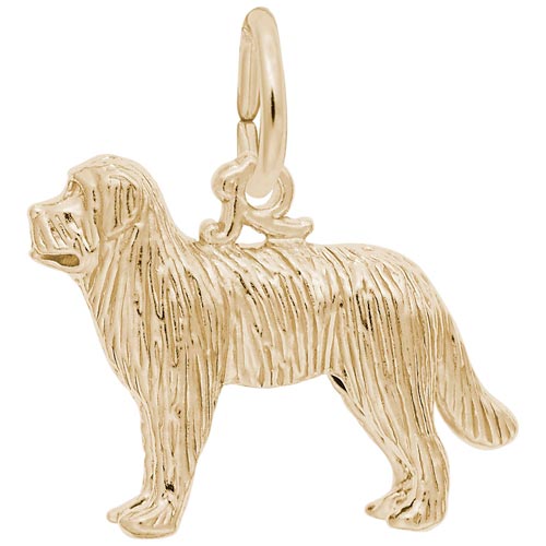 14K Gold Newfoundland Dog Charm by Rembrandt Charms 14K Gold Newfoundland Dog Charm by Rembrandt Charms