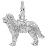 Sterling Silver Newfoundland Dog Charm by Rembrandt Charms
