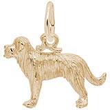 14K Gold St Bernard Dog Charm by Rembrandt Charms