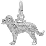 Sterling Silver St Bernard Dog Charm by Rembrandt Charms