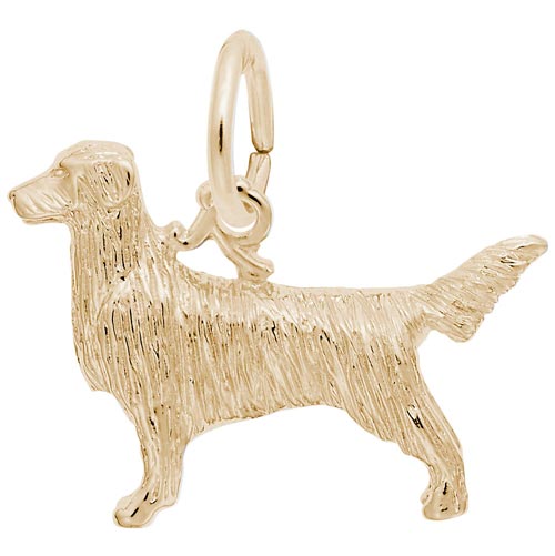 14K Gold Retriever Charm by Rembrandt Charms 14K Gold Retriever Charm by Rembrandt Charms