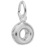 Sterling Silver Glazed Donut Charm by Rembrandt Charms