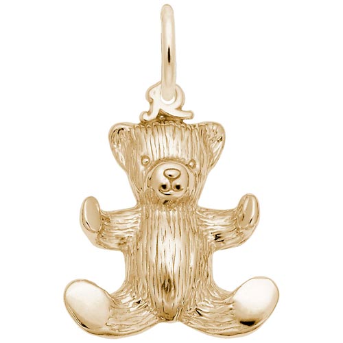 10K Gold Teddy Bear Charm by Rembrandt Charms 10K Gold Teddy Bear Charm by Rembrandt Charms
