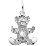 Sterling Silver Teddy Bear Charm by Rembrandt Charms