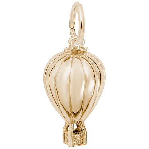14K Gold Hot Air Balloon Ride Charm by Rembrandt Charms