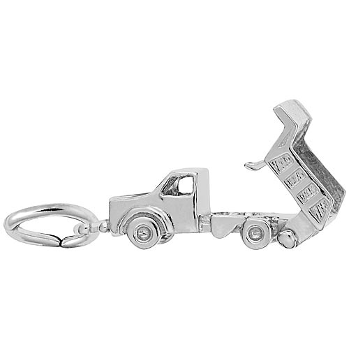 Sterling Silver Dump Truck Charm opens by Rembrandt Charms Sterling Silver Dump Truck Charm opens by Rembrandt Charms