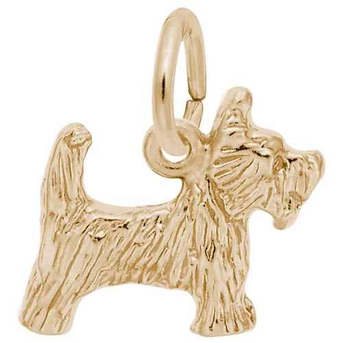 10K Gold Scottie Dog Charm by Rembrandt Charms 10K Gold Scottie Dog Charm by Rembrandt Charms