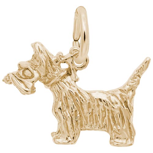 10k Gold Scottie Dog Charm by Rembrandt Charms 10k Gold Scottie Dog Charm by Rembrandt Charms