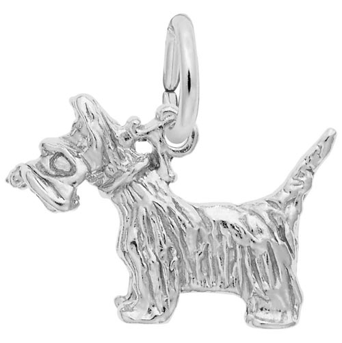 14k White Gold Scottie Dog Charm by Rembrandt Charms 14k White Gold Scottie Dog Charm by Rembrandt Charms