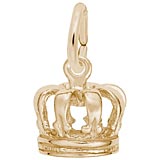 Rembrandt Royal Crown Charm, Gold Plate