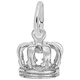 Rembrandt Royal Crown Charm, Sterling Silver
