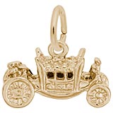 Rembrandt Royal Carriage Charm, 10K Yellow Gold