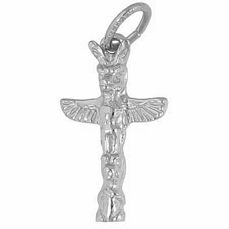 Sterling Silver Victoria Totem Pole Charm by Rembrandt Charms Sterling Silver Victoria Totem Pole Charm by Rembrandt Charms