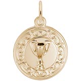 Gold Plated Trophy Cup Charm by Rembrandt Charms