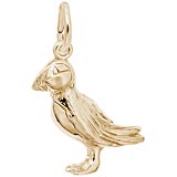 10K Gold Puffin Bird Charm by Rembrandt Charms