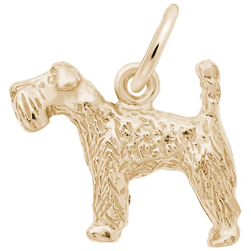 10K Gold Kerry Blue Terrier Dog Charm by Rembrandt Charms 10K Gold Kerry Blue Terrier Dog Charm by Rembrandt Charms