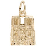 14K Gold Notre Dame Cathedral Charm by Rembrandt Charms