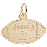 14k Gold College Football Charm by Rembrandt Charms