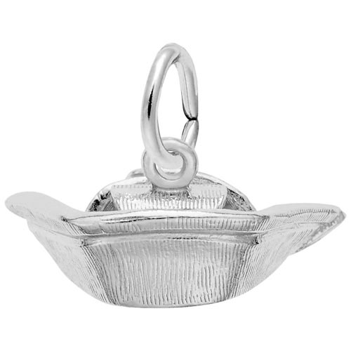 14K White Gold Nurses Cap Charm by Rembrandt Charms 14K White Gold Nurses Cap Charm by Rembrandt Charms