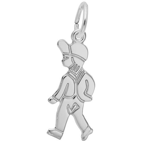 Sterling Silver Boy in a Cap Charm by Rembrandt Charms Sterling Silver Boy in a Cap Charm by Rembrandt Charms