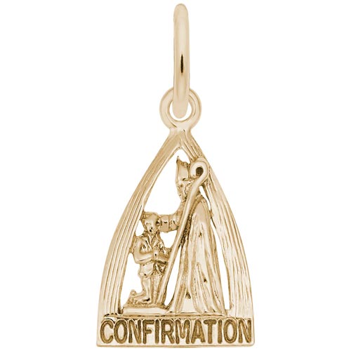 14k Gold Confirmation Charm by Rembrandt Charms