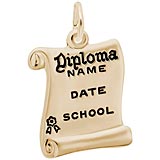 Graduation Diploma Charm