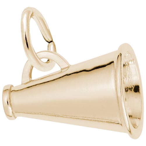 14k Gold Megaphone Charm by Rembrandt Charms