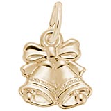 Gold Plated Bells Charm by Rembrandt Charms