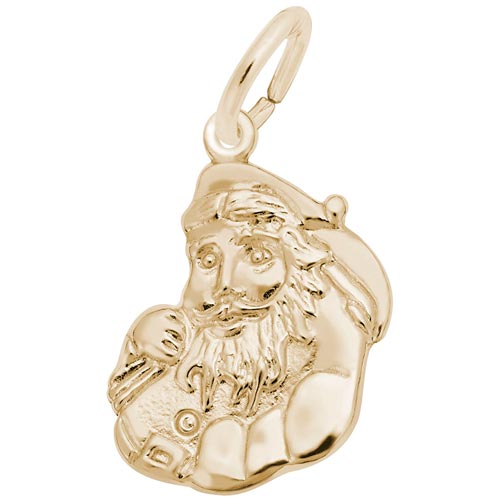 10K Gold Santa Charm by Rembrandt Charms