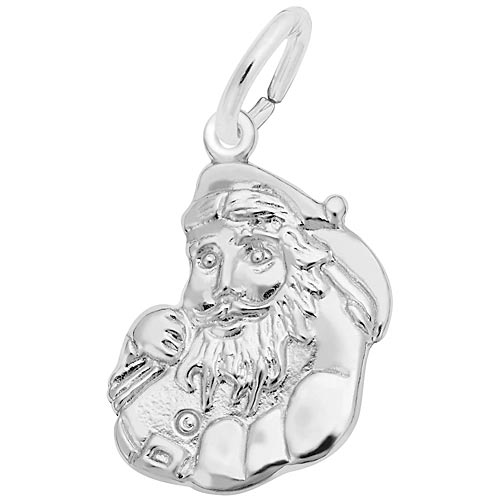 Sterling Silver Santa Charm by Rembrandt Charms