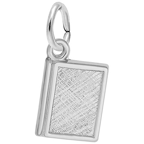 14K White Gold Book Charm by Rembrandt Charms 14K White Gold Book Charm by Rembrandt Charms