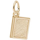 Rembrandt Book Charm, 14K Yellow Gold