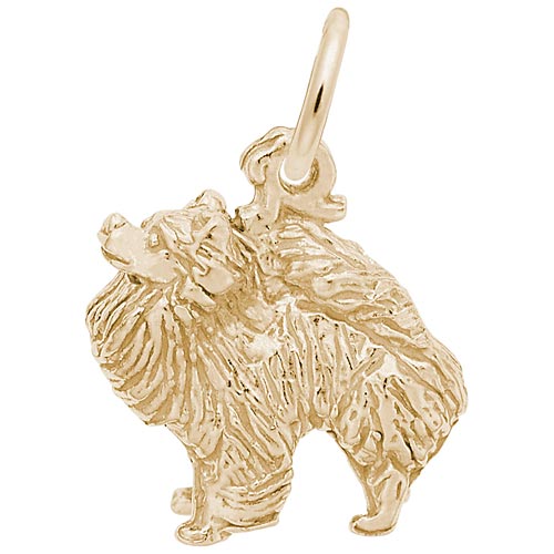 Gold best sale dog charms