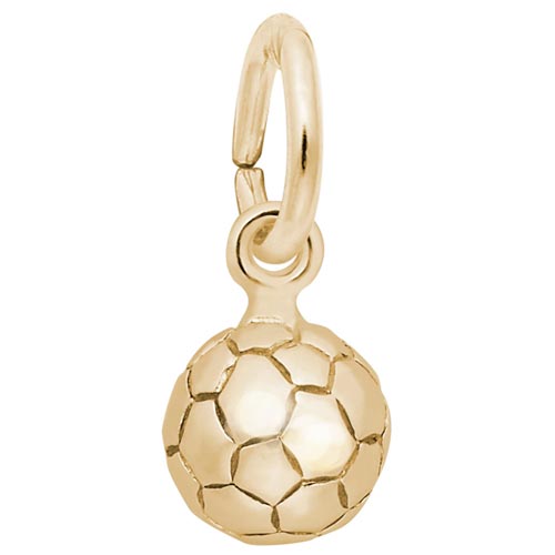 14K Gold Soccer Ball Accent Charm by Rembrandt Charms 14K Gold Soccer Ball Accent Charm by Rembrandt Charms