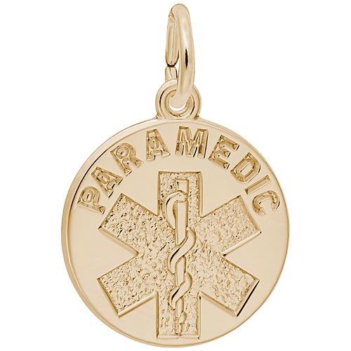 10k Gold Paramedic Charm by Rembrandt Charms