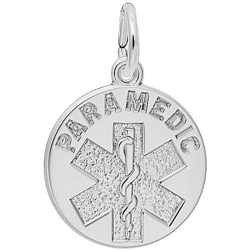 Sterling Silver Paramedic Charm by Rembrandt Charms