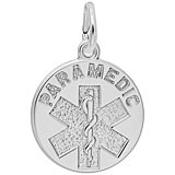 14k White Gold Paramedic Charm by Rembrandt Charms