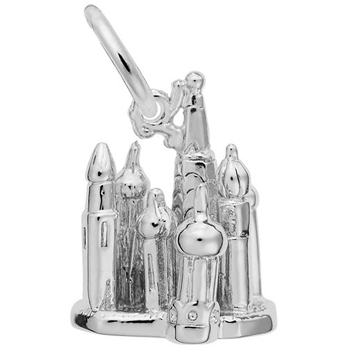 14K White Gold St Basil's Cathedral Charm by Rembrandt Charms 14K White Gold St Basil's Cathedral Charm by Rembrandt Charms