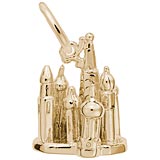 10K Gold St Basil's Cathedral Charm by Rembrandt Charms