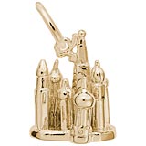 14k Gold St Basil's Cathedral Charm by Rembrandt Charms