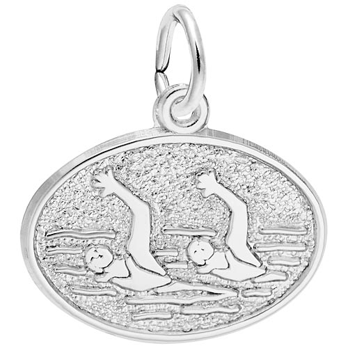Sterling Silver Synchronized Swimming Charm by Rembrandt Charms Sterling Silver Synchronized Swimming Charm by Rembrandt Charms